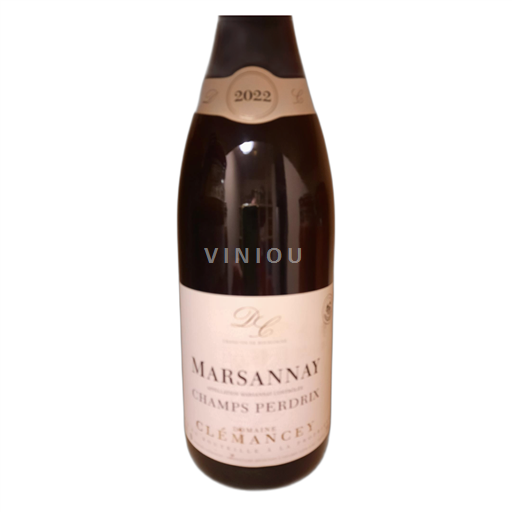 Vin Rouge sec Champs Perdrix Domaine Clémancey 2022 France Bourgogne Marsannay AOC