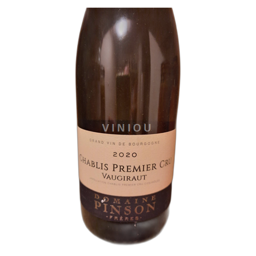 Borgoña Chablis Premier Cru Domaine Pinson Frères Vaugiraut 2020