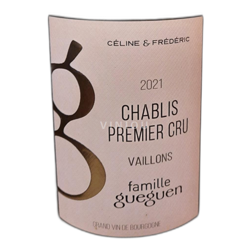 Borgoña Chablis Premier Cru famille gueguen VAILLONS 2021