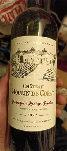 Bordeaux Puisseguin-Saint-Émilion Château Moulin de Curat 2022