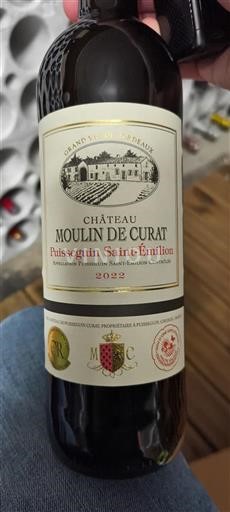 Bordeaux Puisseguin-saint-émilion Château Moulin de Curat 2022
