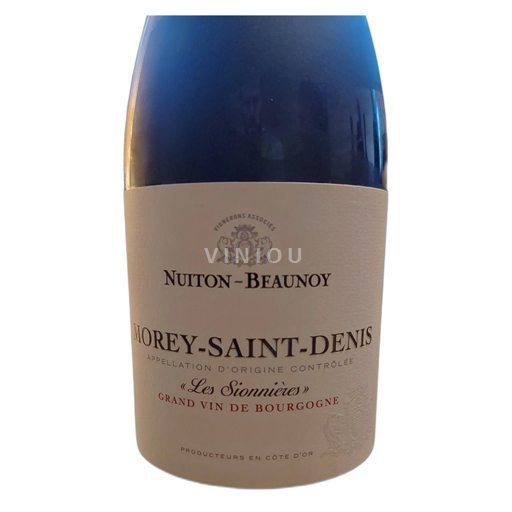 Borgoña Morey-Saint-Denis Nuiton-Beaunoy Les Sionnières 2020