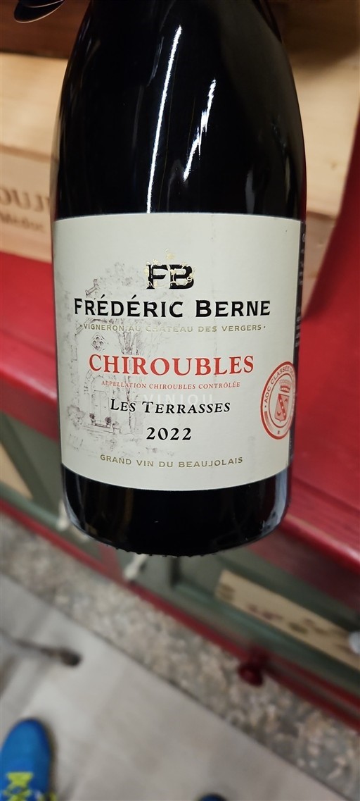 Beaujolais Chiroubles Frédéric Berne Les Terrasses 2022