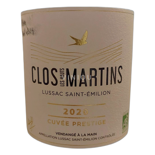 Bordeaux Lussac-Saint-Émilion Les Hauts de Martins Prestige 2020