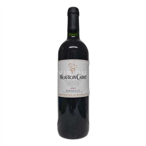 Bordeaux Baron Philippe de Rothschild Mouton Cadet 2005