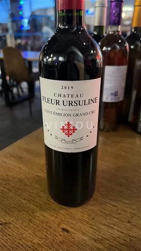 Bordeaux Saint-Émilion Grand Cru Château Fleur Ursuline 2019