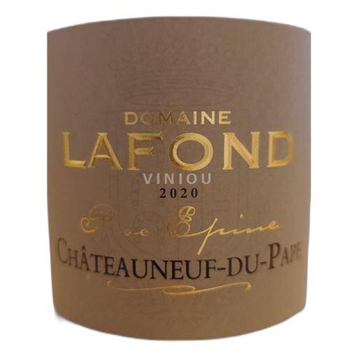 Rhônetal Châteauneuf-du-Pape Domaine Lafond Roc Epine 2020