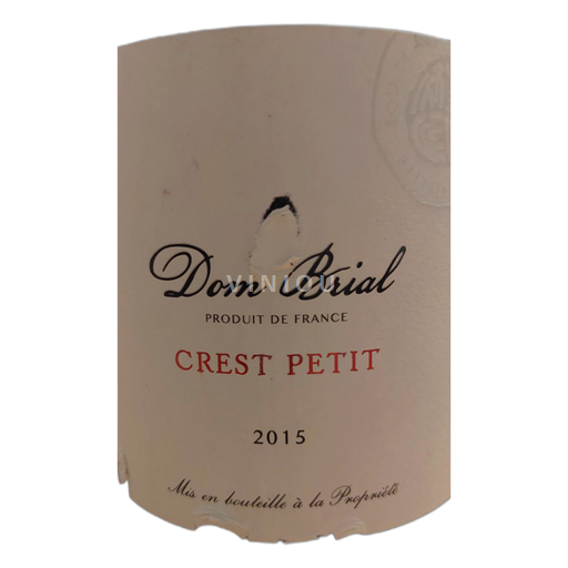Roussillon Côtes del Roussillon Villages Dom Brial 2015