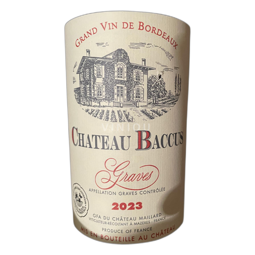 Bordéus Graves Château Baccus 2023