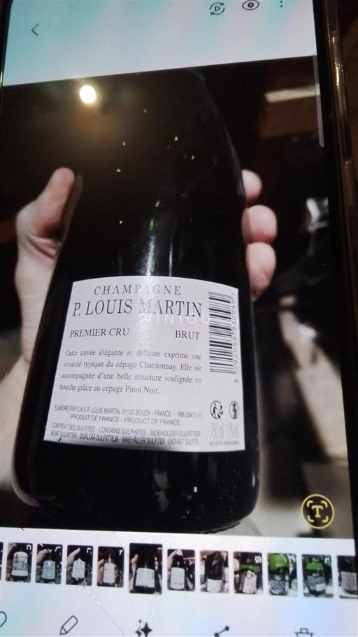 Champagne Sâm-panh P. Louis Martin Grand cru Không niên vụ