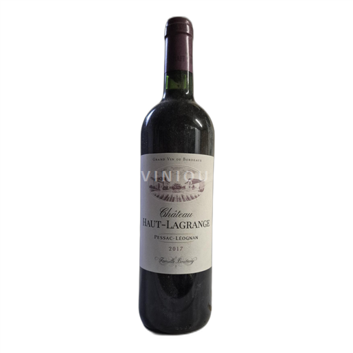 Bordéus Pessac-Léognan Château Haut-Lagrange 2017