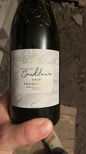 Rhône-dalen Vacqueyras Domaine Sandilaure 2020