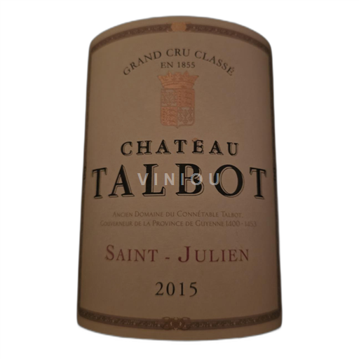 Bordeaux Saint-Julien Château Talbot 2015