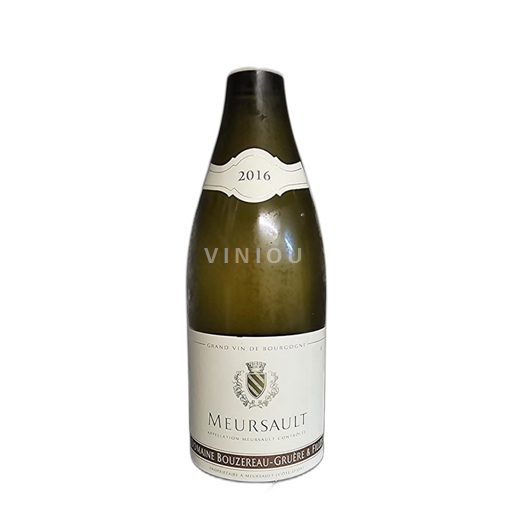 Vin Blanc sec Domaine Bouzereau-Gruère et Filles 2016 France Bourgogne Meursault AOC