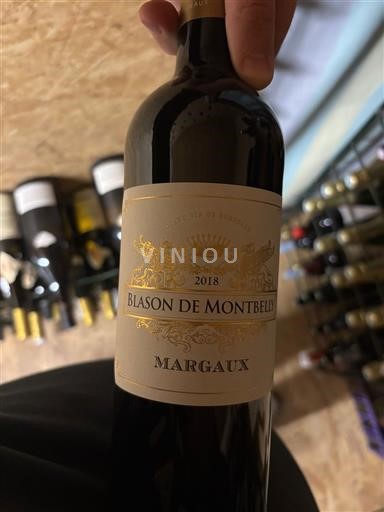 Bordeaux Margaux Blason de Montbelly 2018