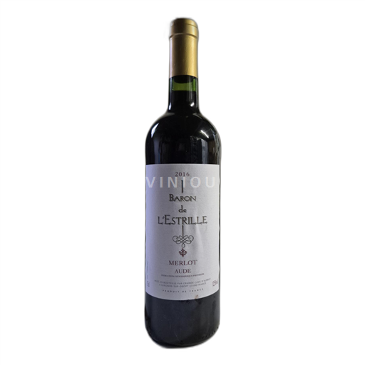 Languedoc-Roussillon Aude Baron de l'Estrille Merlot 2016