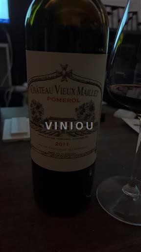 Burdeos Pomerol Château Vieux Maillet 2011