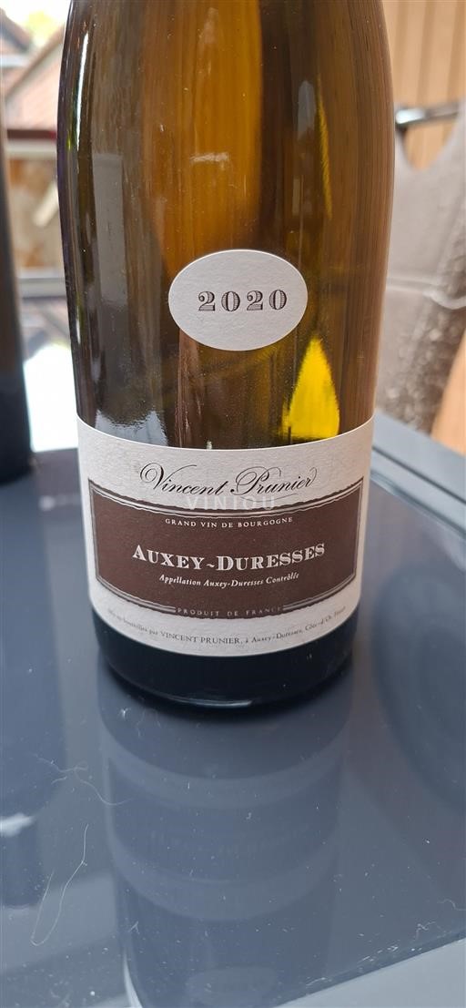 Bourgogne Auxey-duresses Vincent Prunier 2020