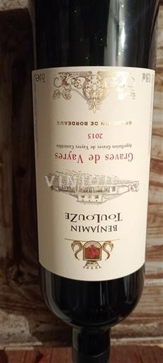 Bordeaux Graves-de-Vayres Benjamin Toulouse Graves de Vayres 2015