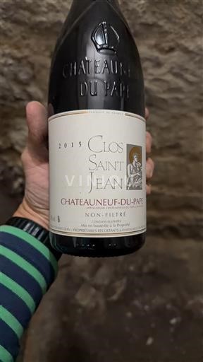 Rhône-dalen Châteauneuf-du-Pape Clos Saint Jean 2015