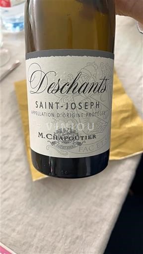 Rhônen laakso Saint-Joseph M. Chapoutier Deschants Ei vuosikertaa