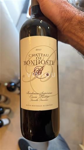 Bordeaux Bordeaux Supérieur Chateau de Bonhoste Prestige 2017