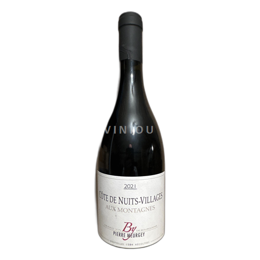 Burgundi Côte de Nuits -kylät Pierre Meurgey Aux Montagnes 2021