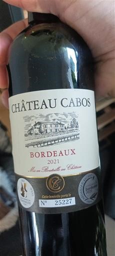 Bordéus Château Cabos 2021