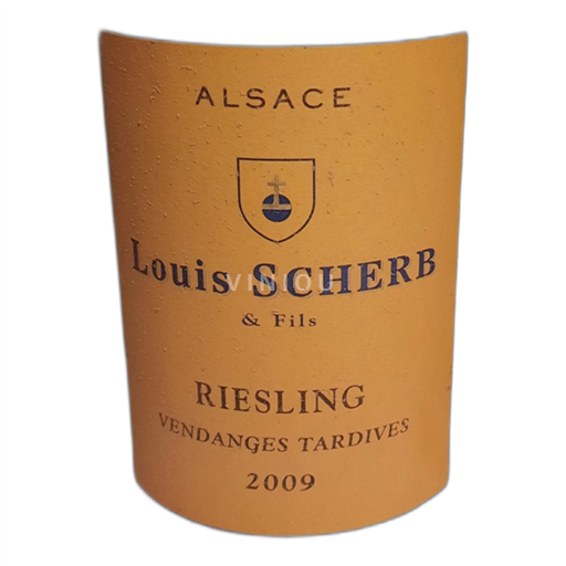 Alsacia Riesling Louis Scherb & Fils Vendanges Tardives 2009