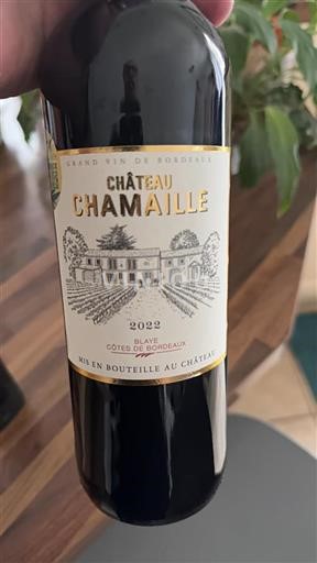 Burdeos Blaye-Côtes de Burdeos Château Chamaille 2022