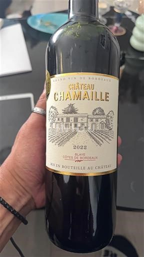 Burdeos Blaye-Côtes de Burdeos Château Chamaille 2022
