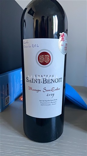 Bordeaux Montagne-saint-émilion Château Saint-Benoit 2019