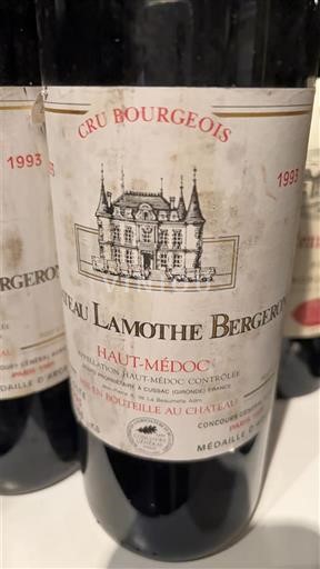 Bordeaux Haut-Médoc Château Lamothe Bergeron 1993