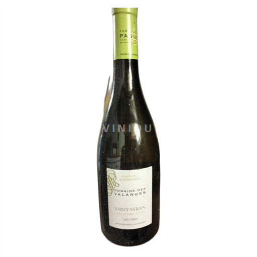 Burgundi Saint-Véran Domaine des Valanges Les Cras 2016