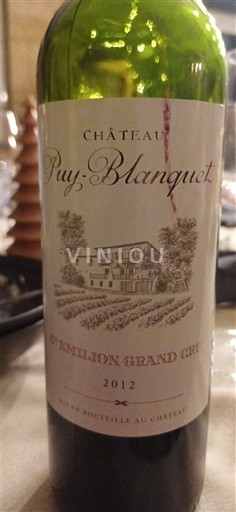 Burdeos Saint-Émilion Gran Cru Château Puy-Blanquet 2012