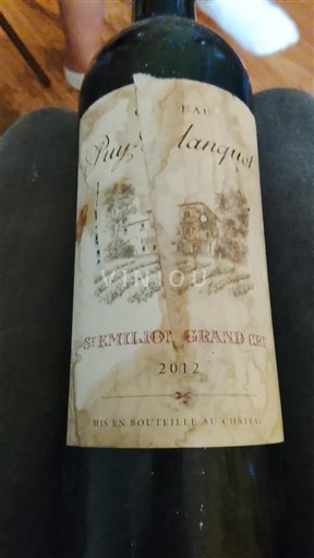 Bordeaux Saint-Émilion Grand Cru Château Puy-Blanquet 2012