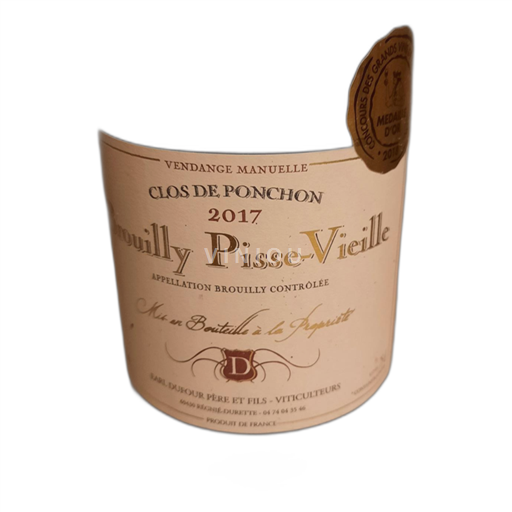 Beaujolais Brouilly Domaine DUFOUR Père & Fils Clos de Ponchon 2017