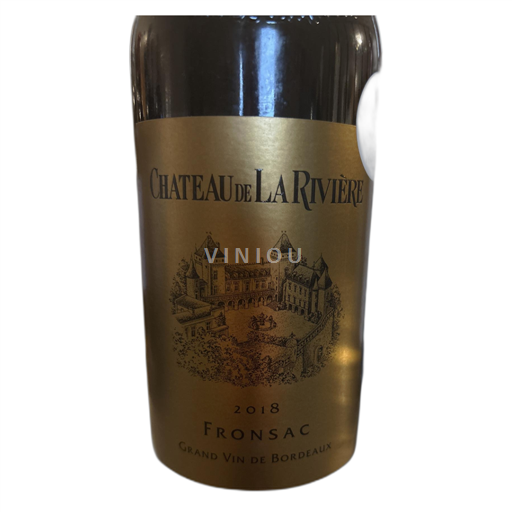 Bordeaux Fronsac Château de La Rivière 2018