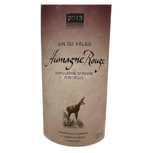 Valais Nouveau St-Clément C. Lamon & Cie SA Humagne Rouge 2013