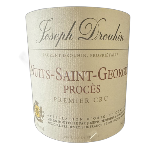 Bourgogne Nuits-Saint-Georges Joseph Drouhin Procès Icke årgångsbetecknad