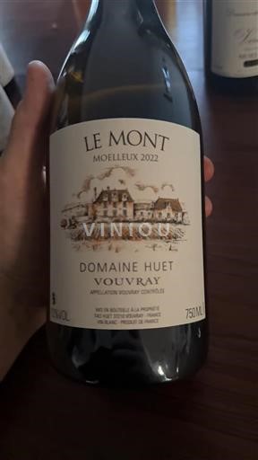 Loirevallei Vouvray Domaine Huet Le Mont Moelleux 2022