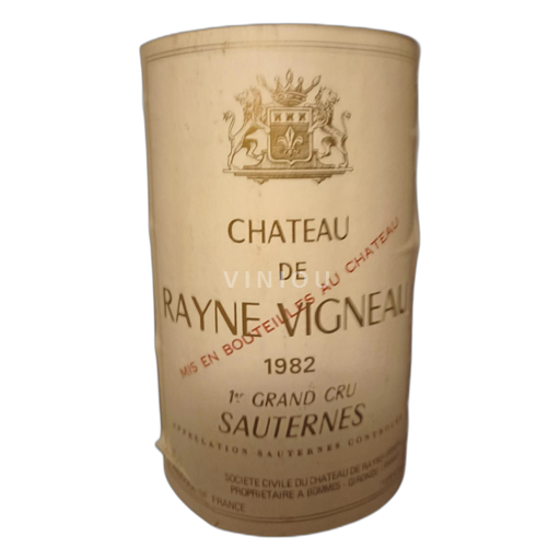 Bordéus Sauternes Rayne Vigneau 1982