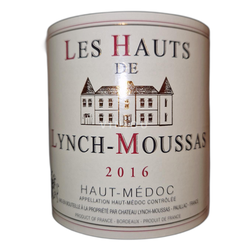 Burdeos Haut-Médoc Château Lynch-Moussas Les Hauts de Lynch-Moussas 2016