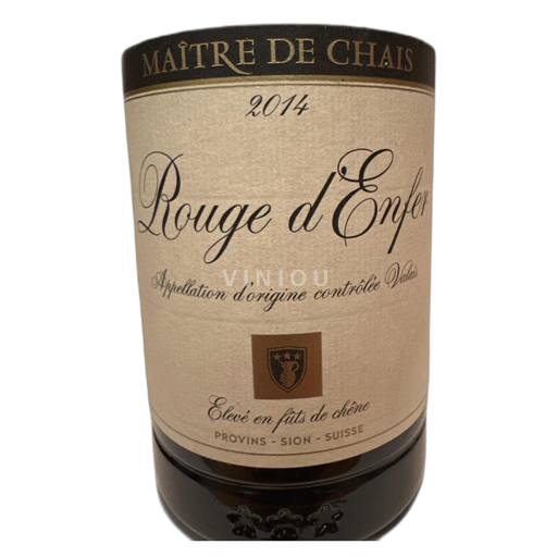 Valais Määrittelemätön Maitre de Chais Rouge d'Enfer 2014