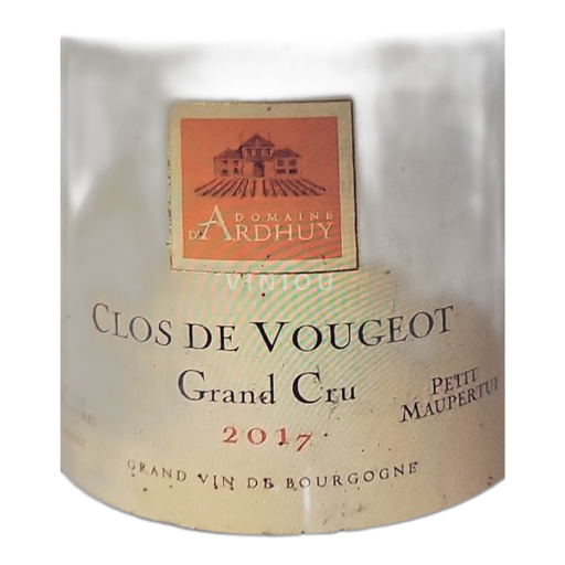 Bourgogne Clos-de-vougeot Domaine d'Ardhuy Petit Mauperthui 2017