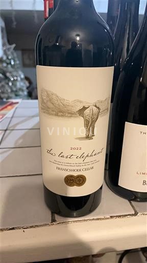 Kustområdet Franschhoek Franschhoek Cellar The Last Elephant 2022