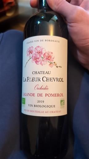 Bordeaux Lalande-de-Pomerol Château La Fleur Chevrol Orchidée 2019