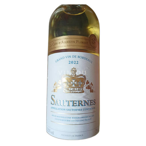 Bordeaux Sauternes La Cave d'Augustin Florent 2022
