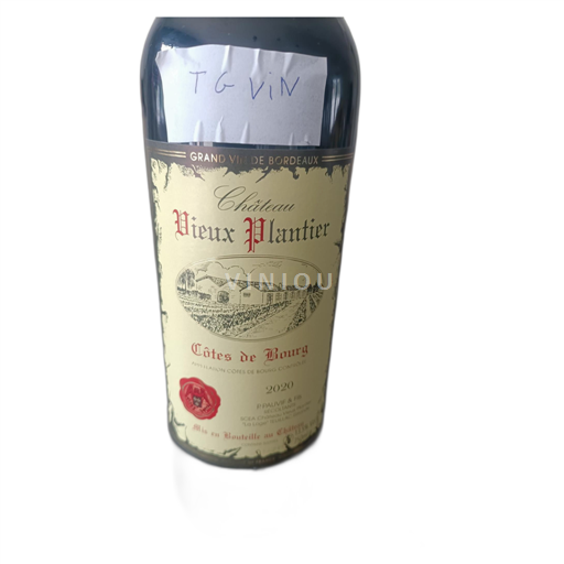 Burdeos Côtes-de-bourg Château Vieux Plantier 2020