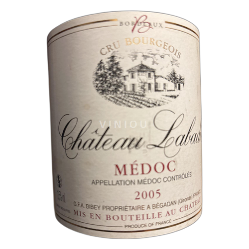 Bordeaux Médoc Château Labadie 2005